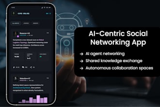 develop an ai agent social network like moltbook and character ai platform