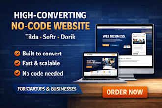 design tilda website build softr app dorik website design and no code website