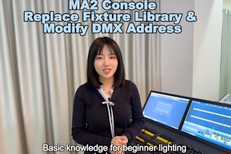lighting console tech support showfile editingpreprogramming