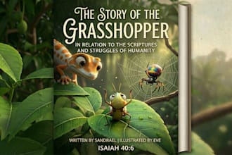 design christian children book and storybook illustration storyboard