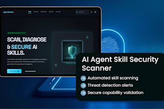 create an ai agent security scanner like sclaw hub and protect ai platform