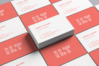 design luxury double sided business card with spot uv