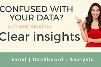 analyse your excel data and turn it into clear insights
