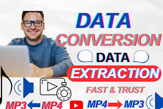 extract audio, extract video, convert video to mp3, mp4 to mp3, mp3 to mp4,
