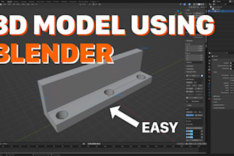 design 3d models in blender