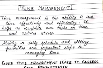 create aesthetic and attractive handwritten notes