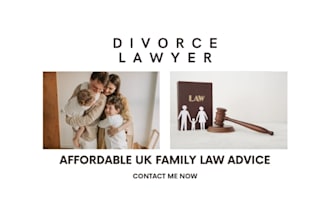 be lawyer on child support, custody, divorce, family law advice UK solicitor
