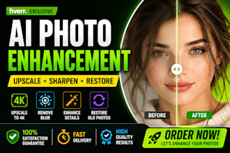 upscale, unblur and enhance photos with ai and photoshop