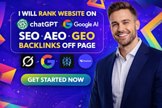 rank website on chatgpt google ai search SEO aeo GEO backlinks off pages