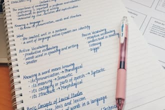 write neat handwritten notes and letters