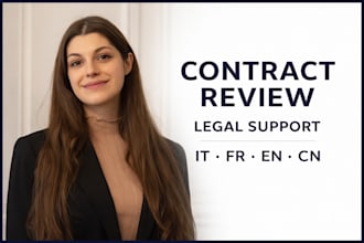 provide multilingual legal support IT fr en cn