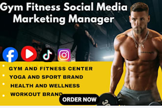be your gym fitness social media marketing manager
