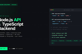 build a rest API with nodejs, express, and typescript