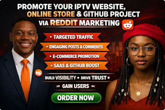 do reddit marketing to promote ai saas website, online store, streaming brand