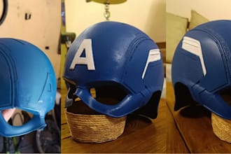 design 3d model of a mask helmet 3d cosplay mask halloween mask for 3d printing