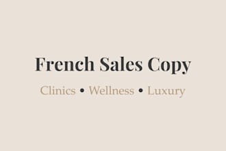 french copy for beauty and wellness brands to boost sales