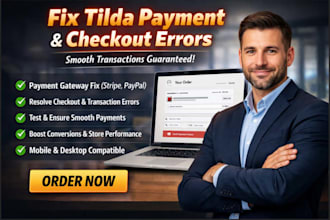 fix tilda website payment gateway errors checkout issues and payment option
