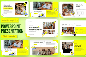 redesign powerpoint presentation design business presentation pitch deck design