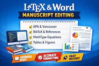 format and typeset your manuscript in latex and ms word