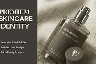 design minimalist logo and brand identity for eco and skincare brands