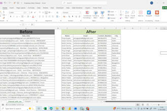 clean, format, and organize your messy data