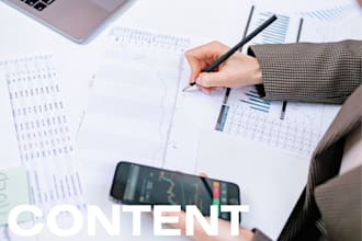 write SEO blog posts and articles