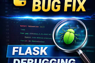 fix python or flask bugs and errors