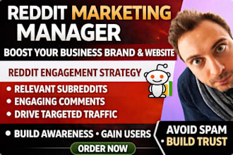 do reddit marketing for business brand promotion and website manager