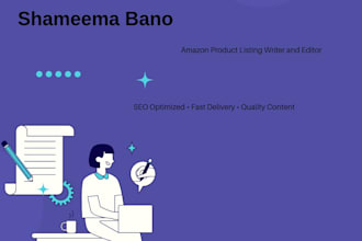 write SEO optimized amazon product listing and description