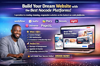 build  universe pagexl simvoly zyro format editor x webflow pory softr website
