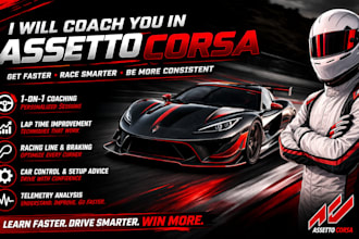 coach you to become faster andd more consistent in assetto corsa