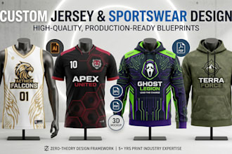 design custom sublimation sportswear and jerseys