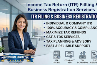 file your income tax return itr gst returns filling
