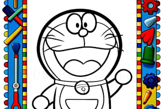 design custom coloring worksheets for preschool