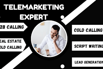 do b2b telemarketing, cold calling, virtual assistant, appointment setting