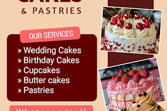 design professional business and event flyers