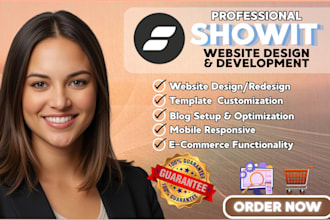build showit website, showit template, showit customization and showit seo