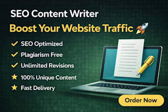 write seo friendly content and articels for your wabsite