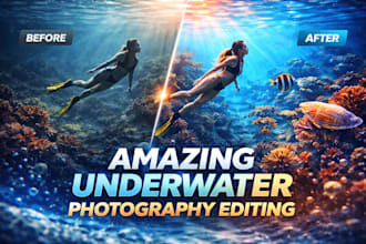 do amazing underwater photography editing