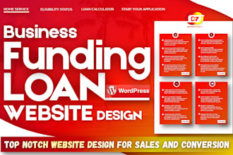 design loan broker USA funding wordpress website loan documentation SEO website