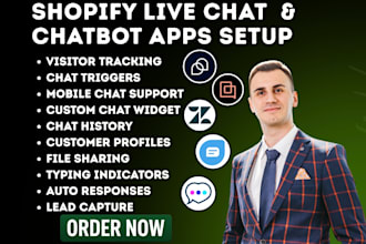setup shopify live chat apps tidio gorgias zendesk  freshchat chatra crisp edesk