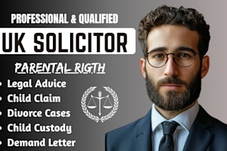 be your UK solicitor for child custody, parental rights and divorce dispute