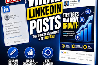 create scroll stopping linkedin post designs