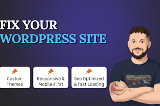 improve wordpress site speed, seo and fix bugs