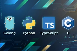 build stable reliable backend systems with golang, python or typescript