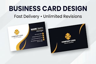 design professional business card and stationery