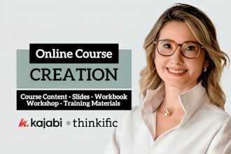 create workshop training content, PPT slide and workbook