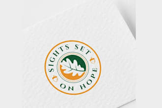 design shooting competition fundraiser logo