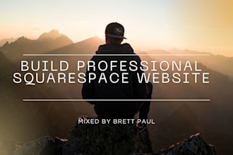 build squarespace music festival website, videographer website, band website
