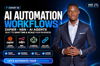set up powerful zapier ai automation workflows, automation agents n8n automation